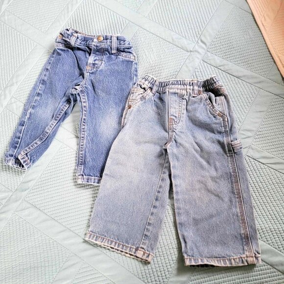 🔥5 FOR $25🔥Baby Jean Bundle! 2 for 1! Wrangler and Children's Place - Picture 1 of 10